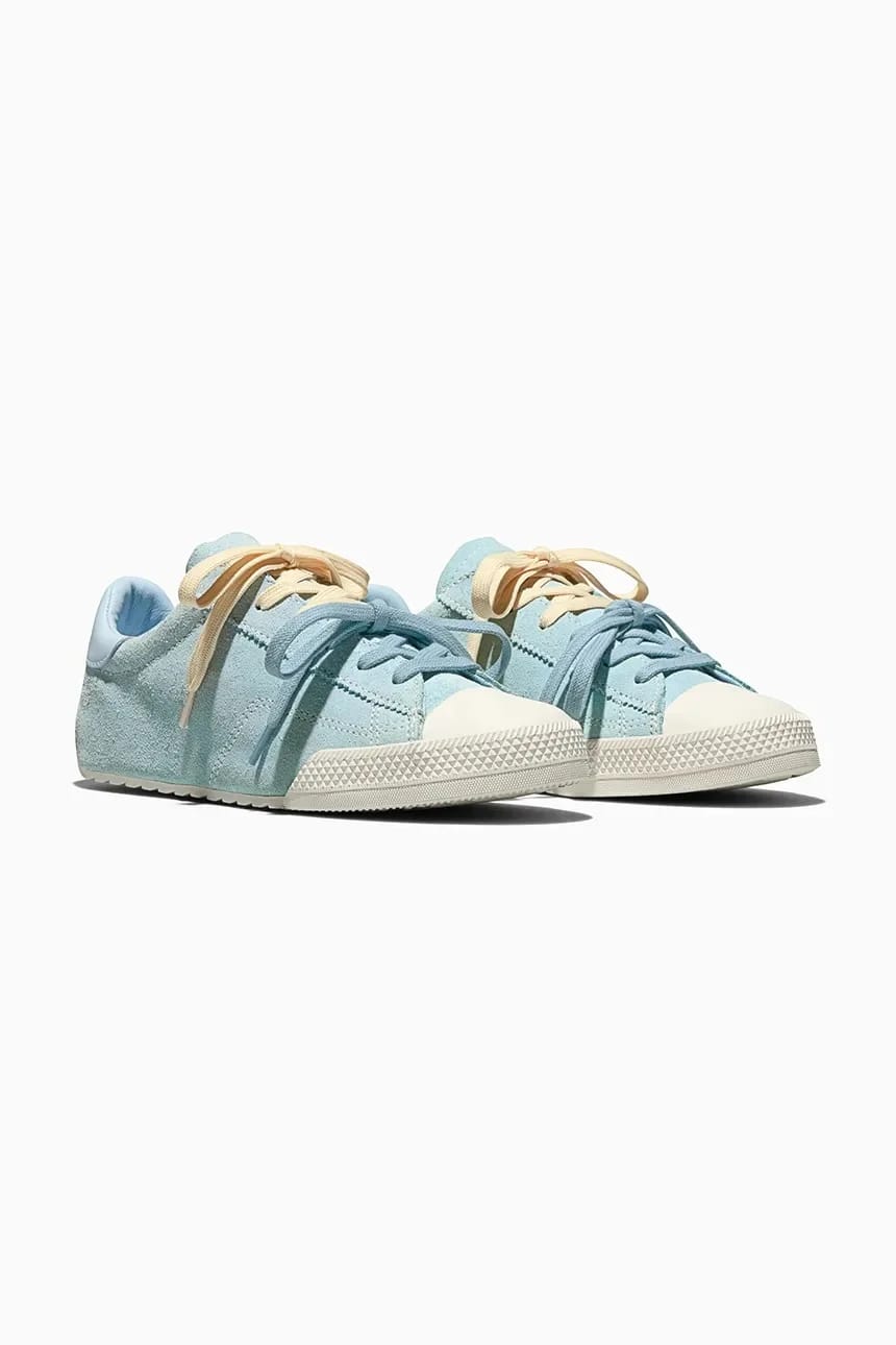 кроссовки Chuck Taylor Lo из замши синие для мужчин - фото 2