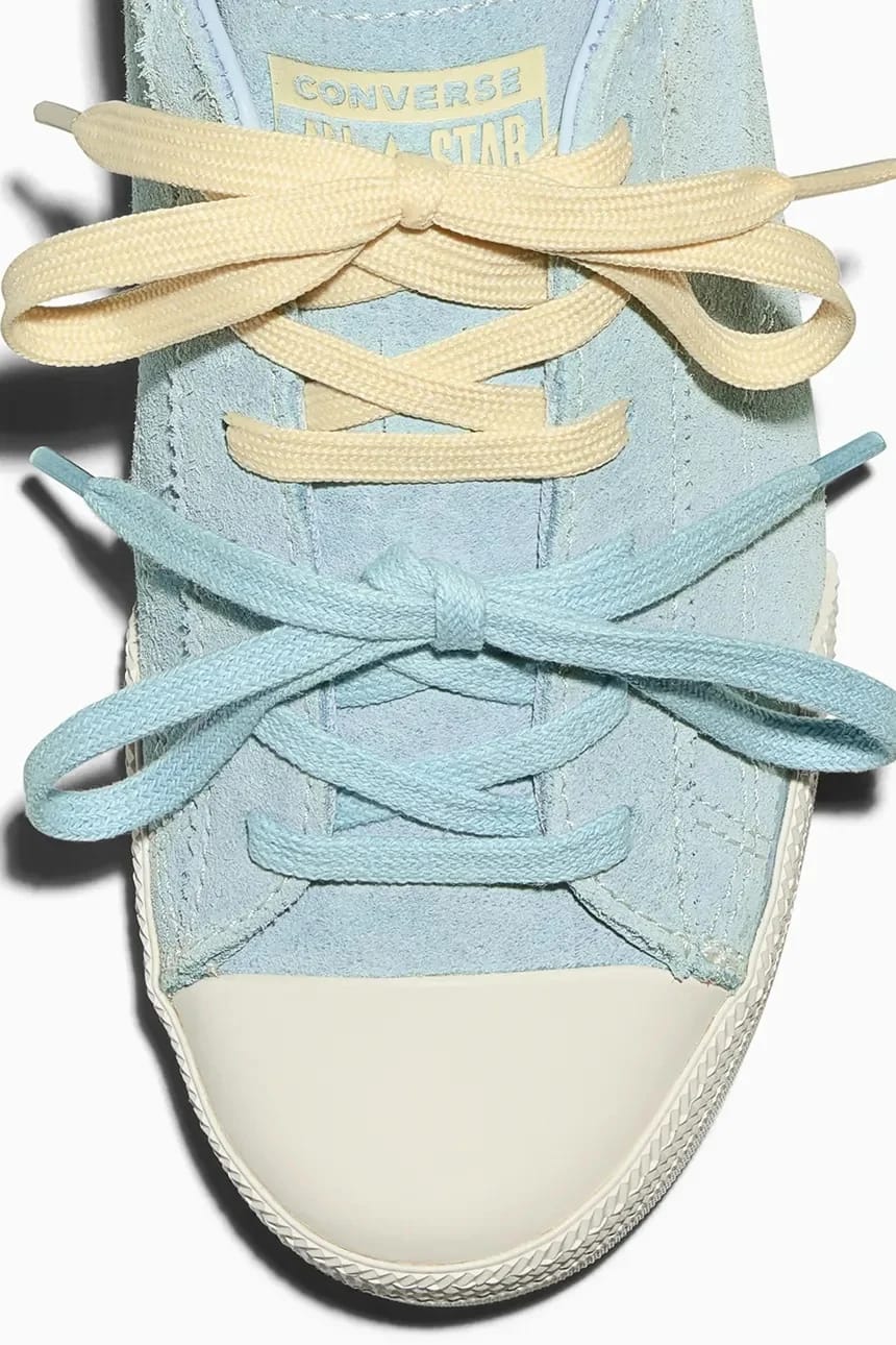 кроссовки Chuck Taylor Lo из замши синие для мужчин - фото 7