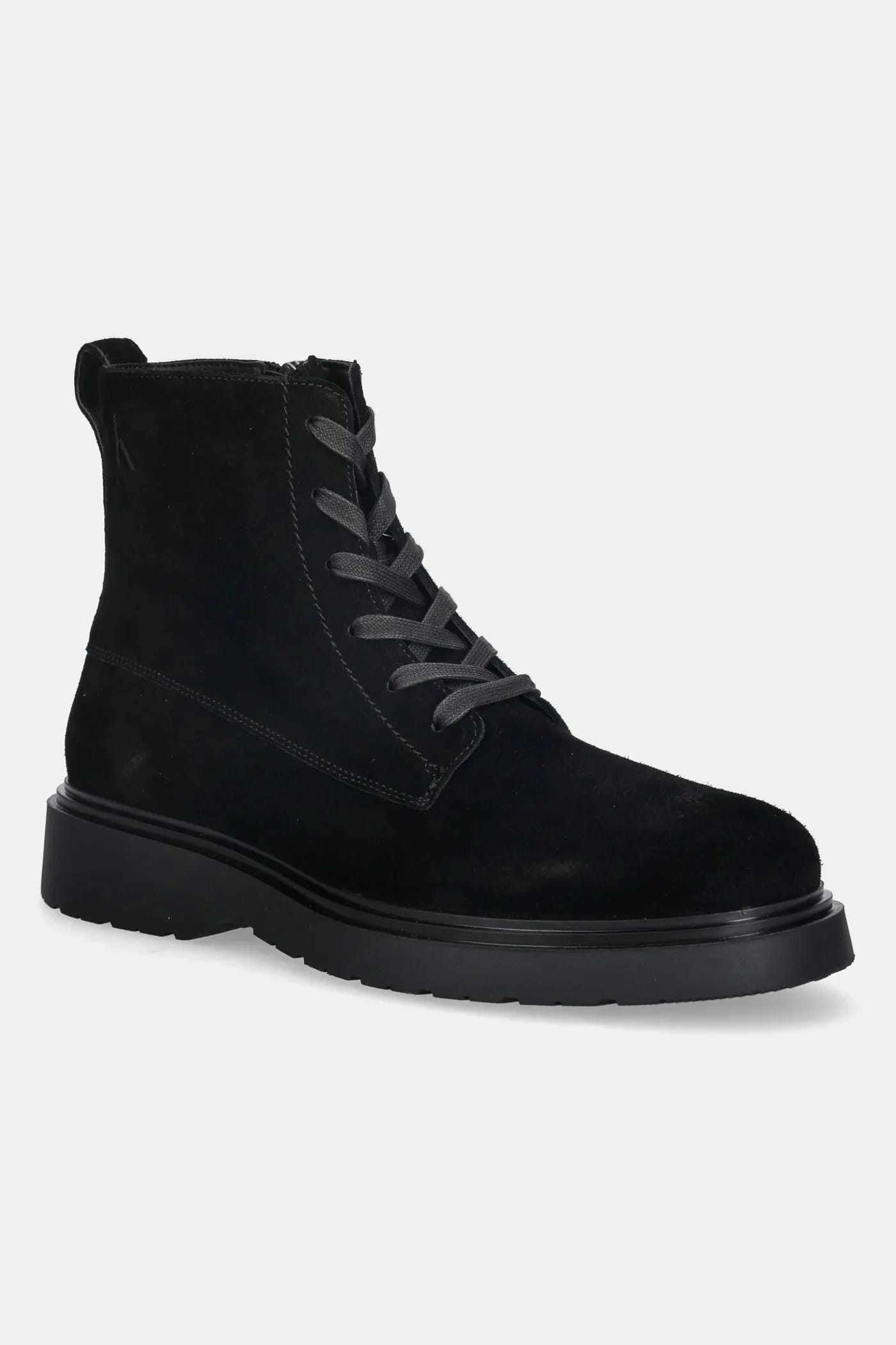 COMBAT ESS LACE UP ZIP BOOT SU замшевые туфли