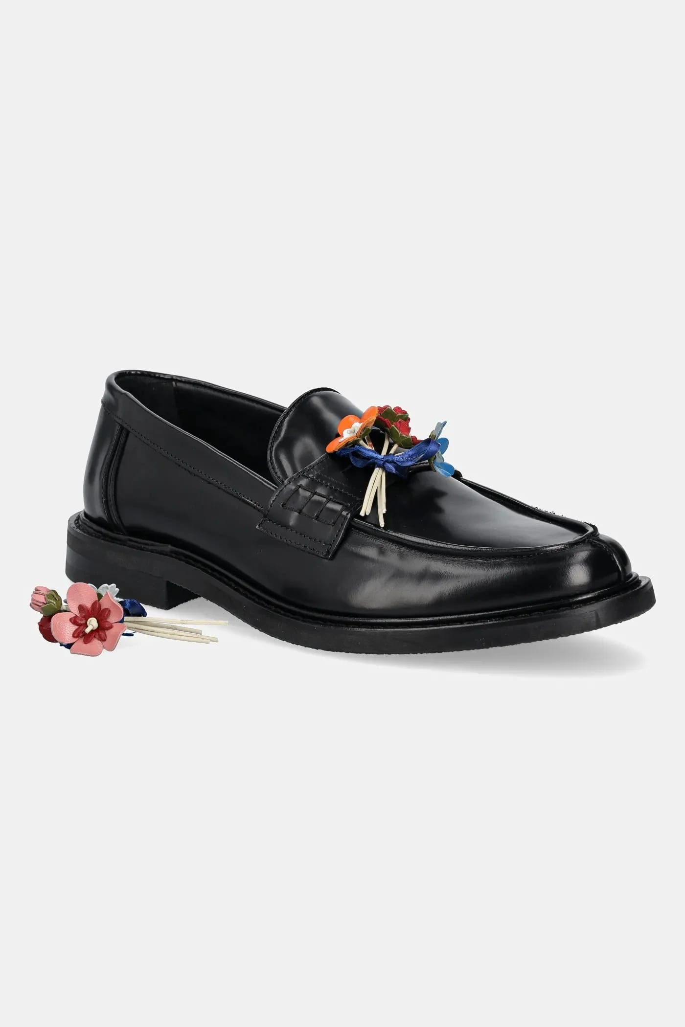 Кожаные мокасины Loafer Bouquet - фото 5