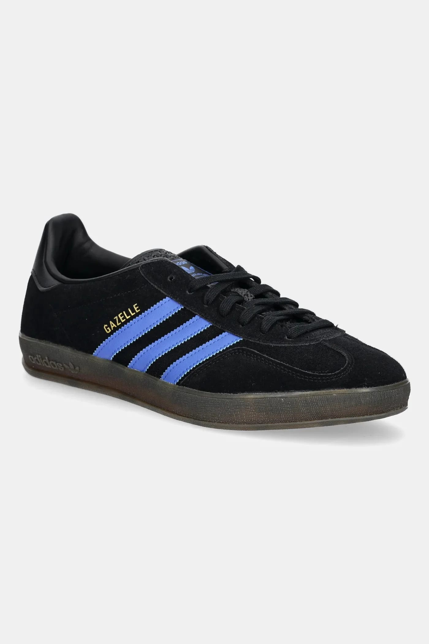 кроссовки Gazelle Indoor замшевые черное