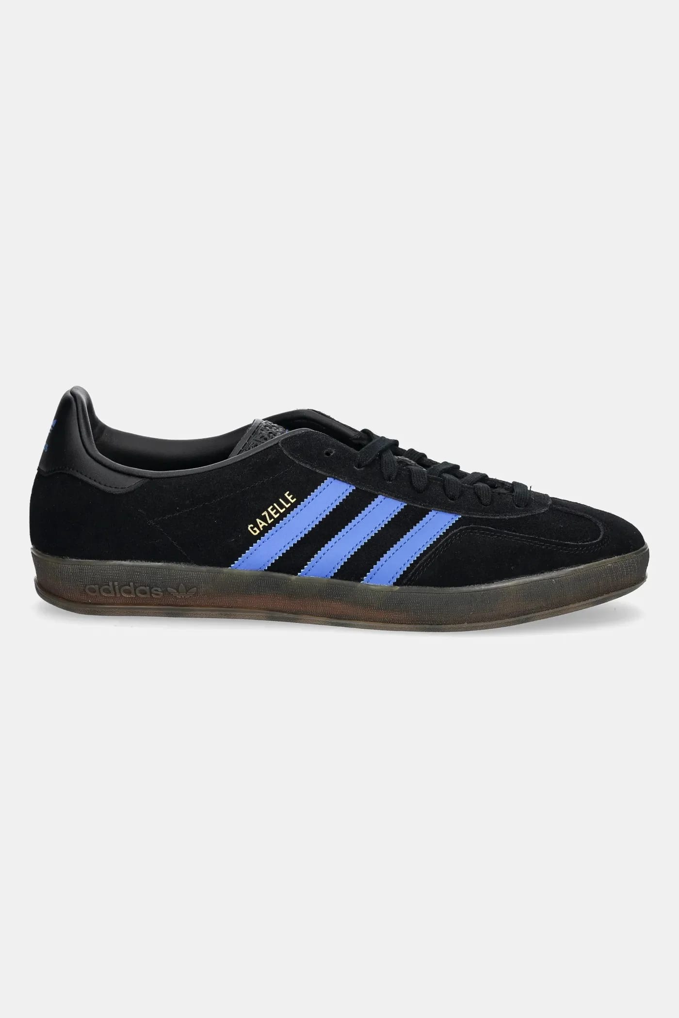 кроссовки Gazelle Indoor замшевые черное - фото 2