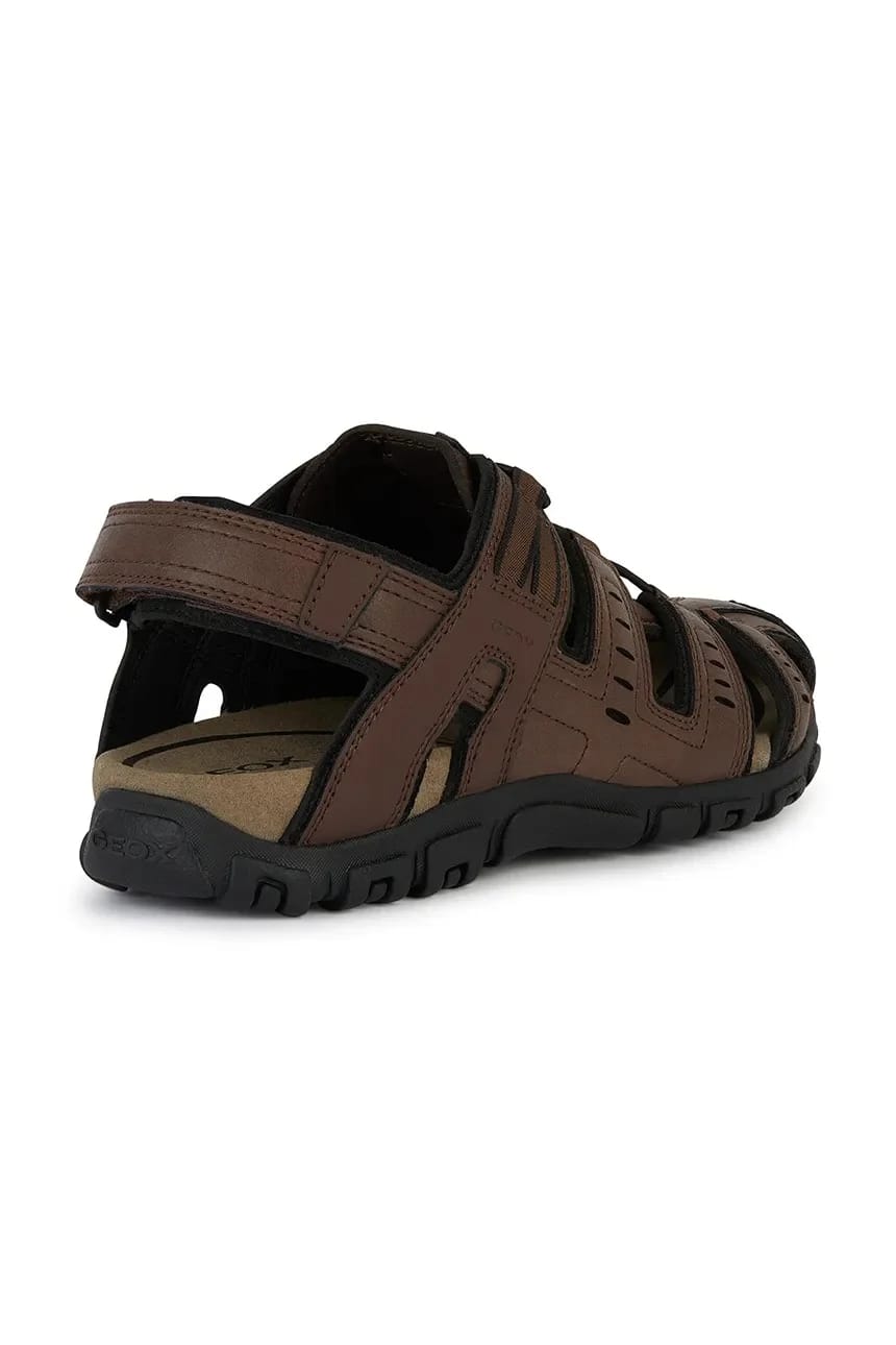 Сандалии UOMO SANDAL STRADA коричневые для мужчин - фото 3