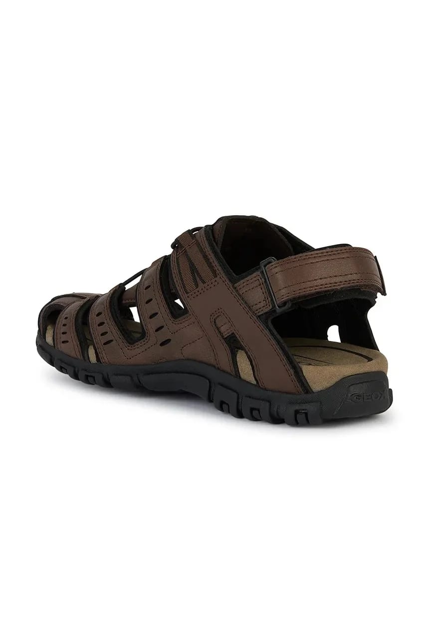 Сандалии UOMO SANDAL STRADA коричневые для мужчин - фото 4