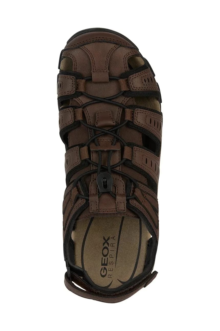 Сандалии UOMO SANDAL STRADA коричневые для мужчин - фото 5