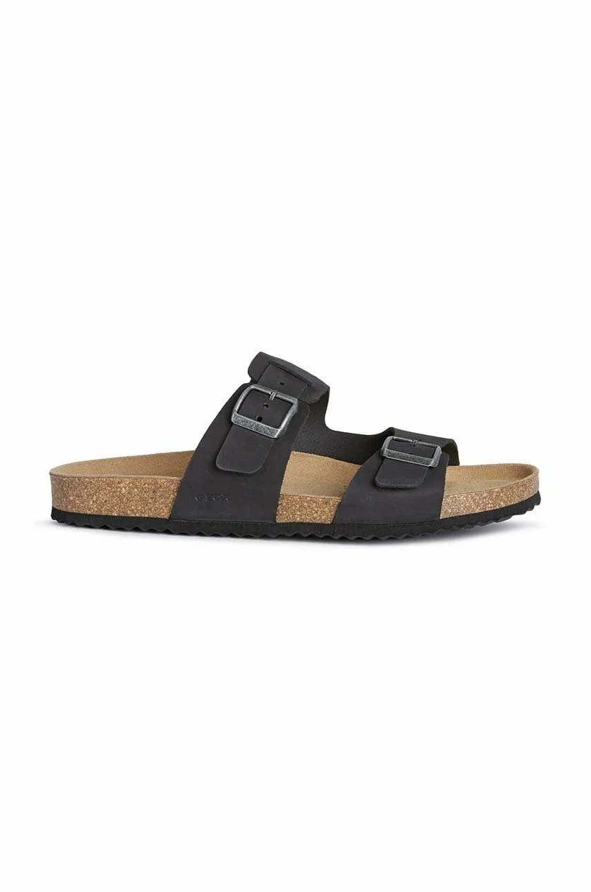 Замшевые шлепанцы U SANDAL GHITA B