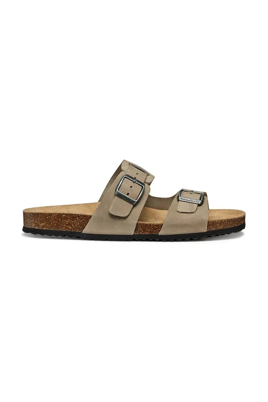 замшевые шлепанцы U SANDAL GHITA