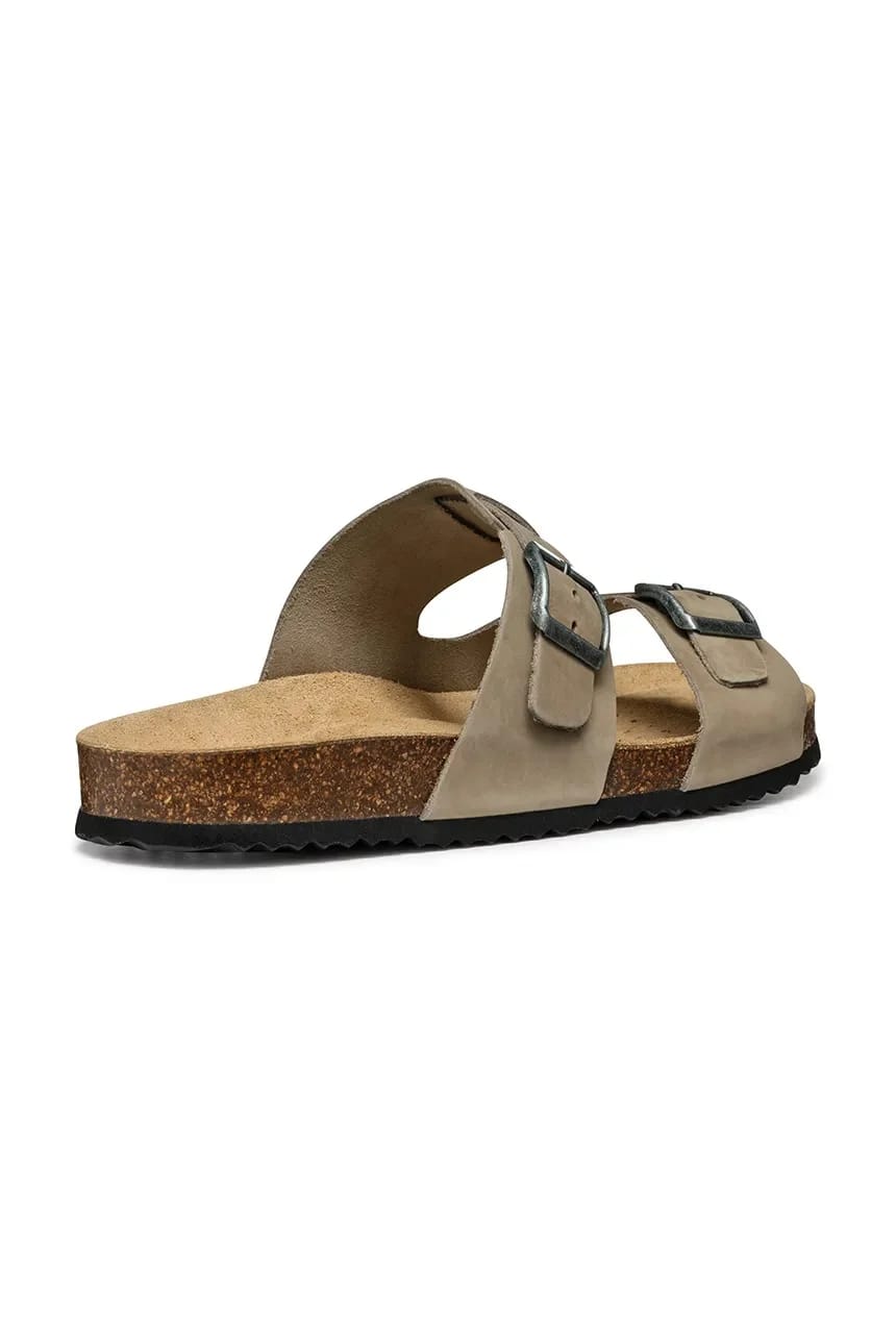 замшевые шлепанцы U SANDAL GHITA - фото 3