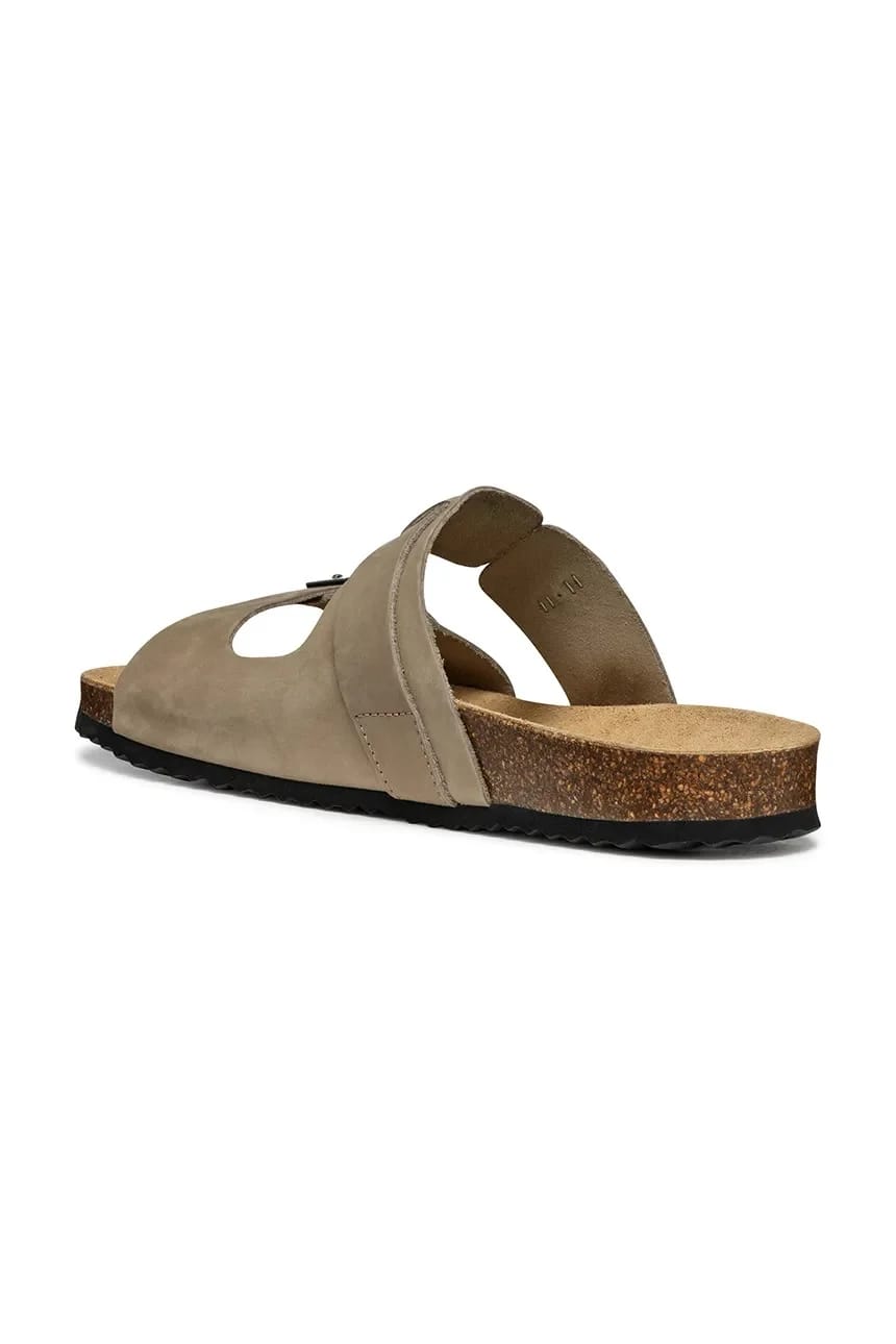замшевые шлепанцы U SANDAL GHITA - фото 4
