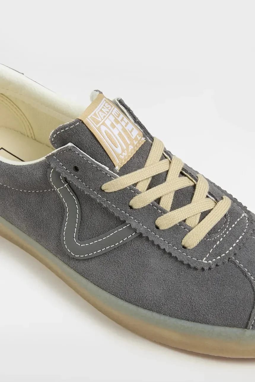 кроссовки Sport Low из замши серые для мужчин - фото 3