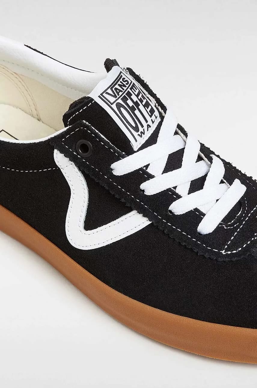 кроссовки Sport Low из замши черные для мужчин - фото 4