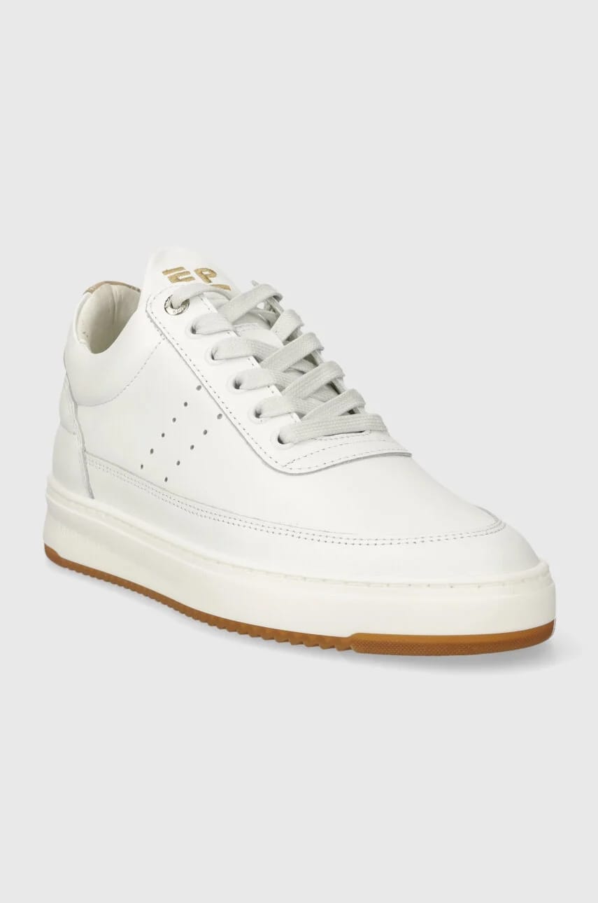 Кожаные кроссовки Low Top Bianco - фото 2