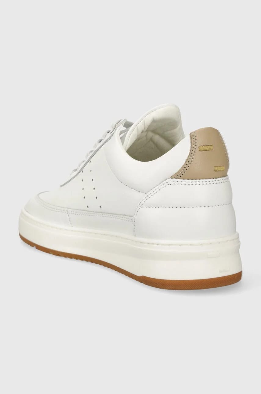 Кожаные кроссовки Low Top Bianco - фото 3