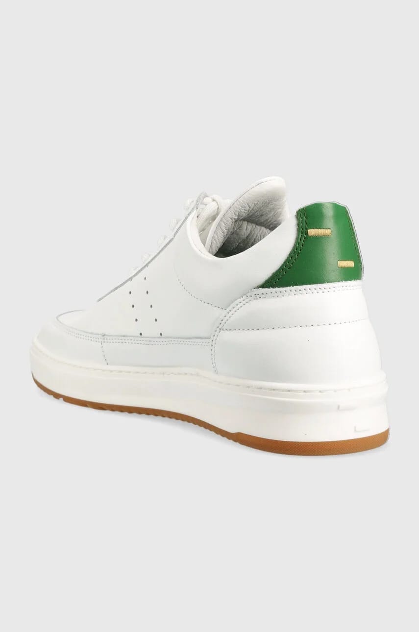 Кожаные кроссовки Low Top Bianco - фото 3