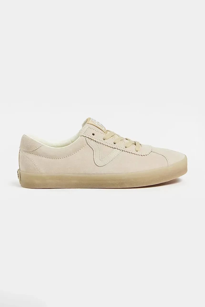 кроссовки Sport Low из замши бежевые для мужчин