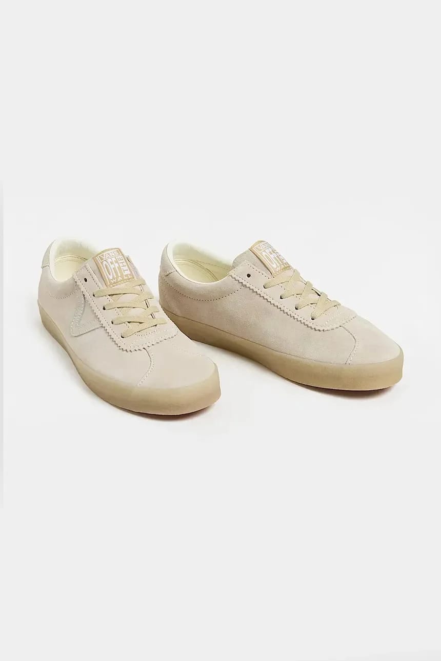 кроссовки Sport Low из замши бежевые для мужчин - фото 2