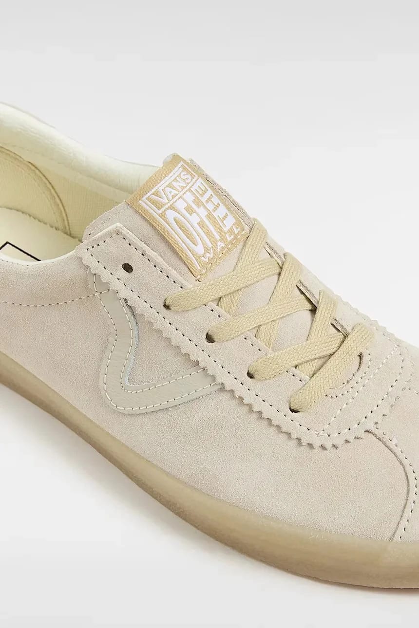 кроссовки Sport Low из замши бежевые для мужчин - фото 3