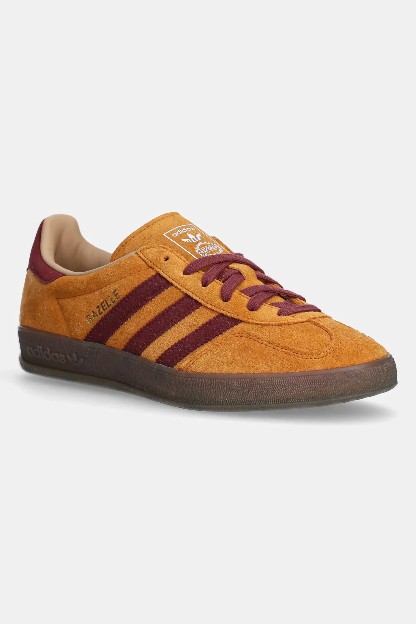 кроссовки Gazelle Indoor коричневые для мужчин
