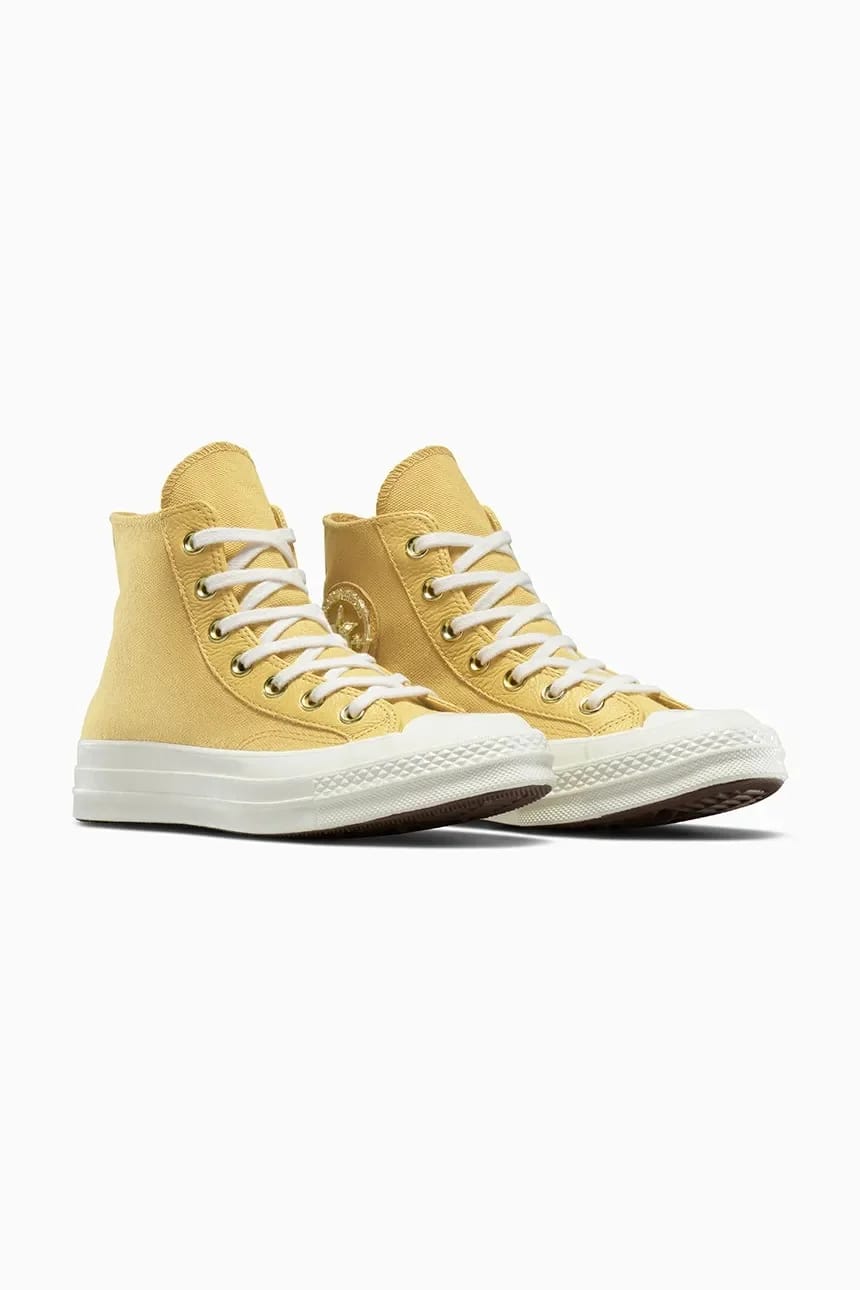 кроссовки Chuck 70 желтые для мужчин - фото 2