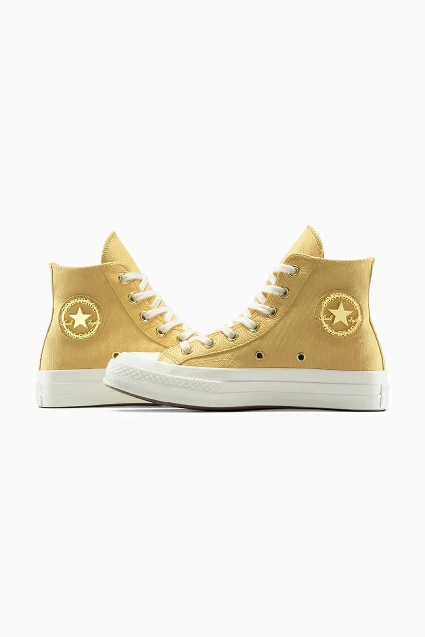 кроссовки Chuck 70 желтые для мужчин - фото 4