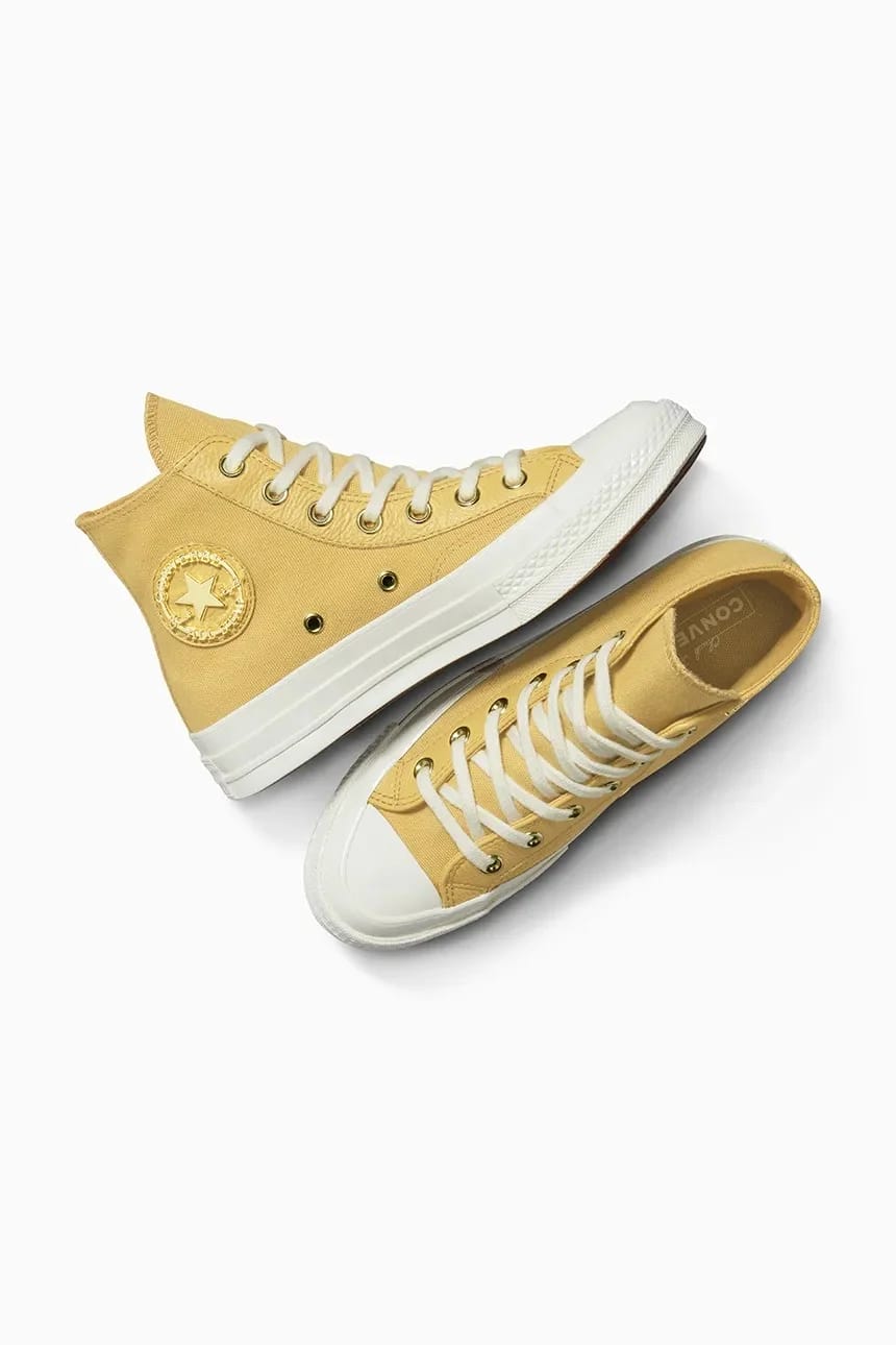 кроссовки Chuck 70 желтые для мужчин - фото 8