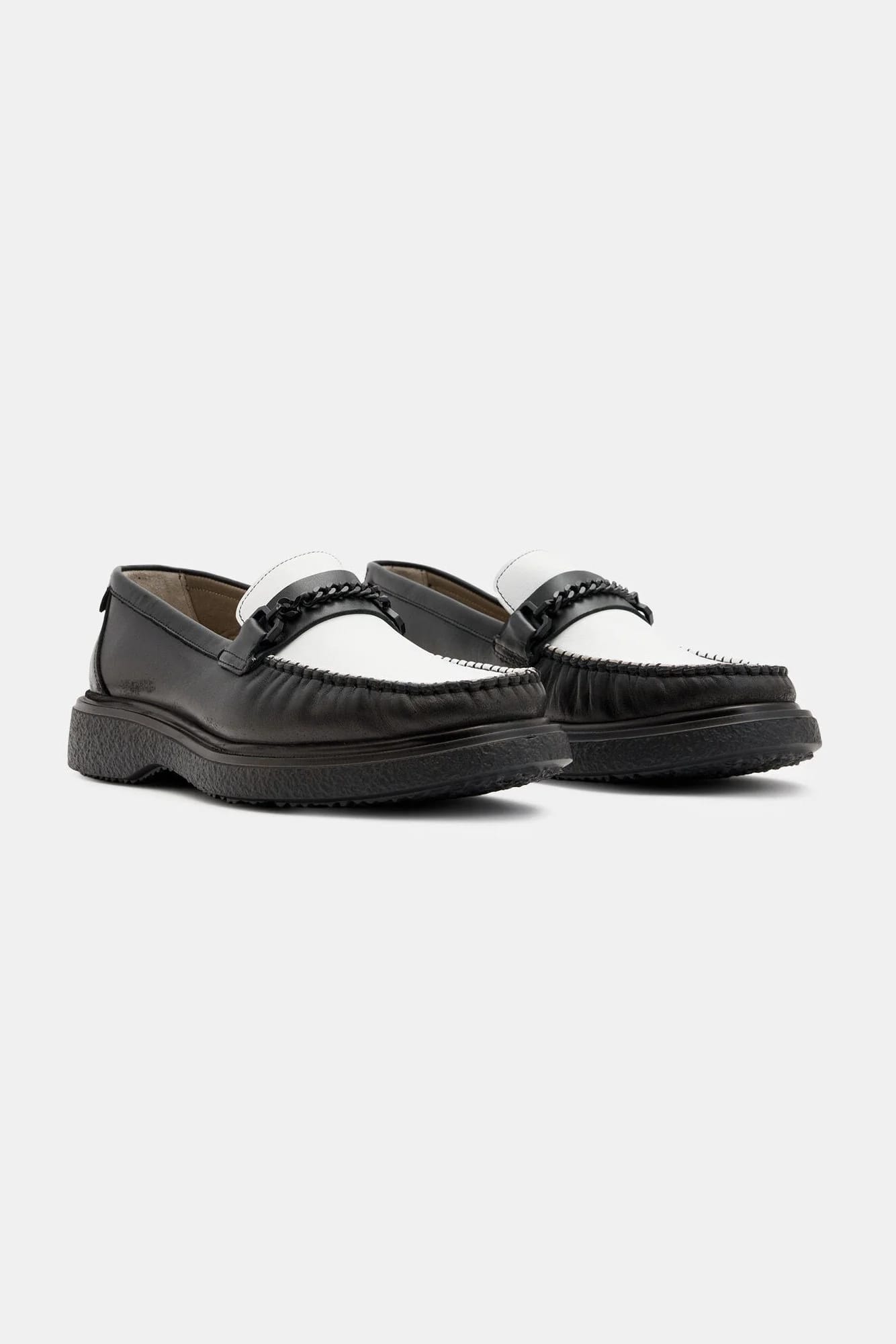 кожаные лоферы Gibbs Chain Loafer - фото 2