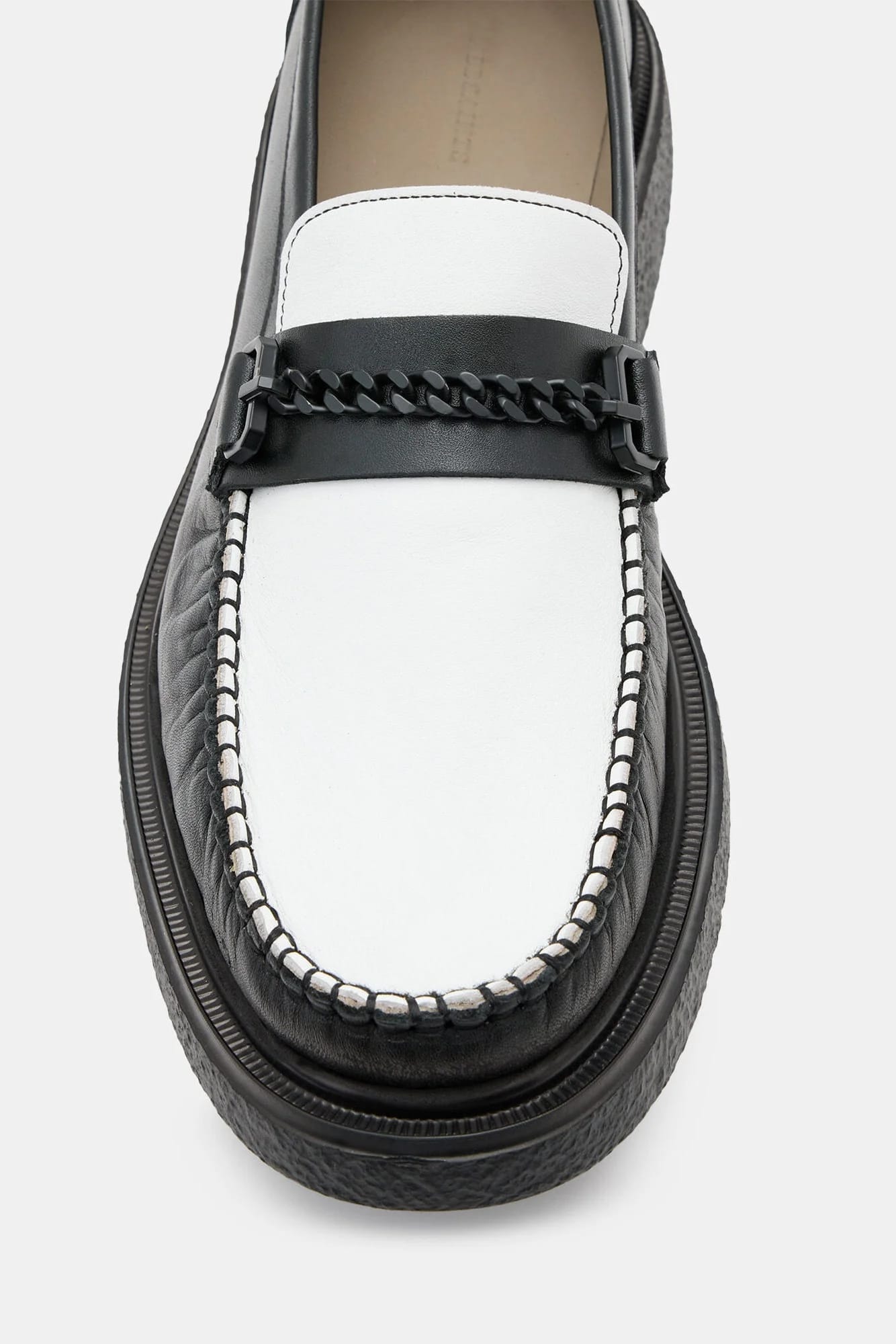 кожаные лоферы Gibbs Chain Loafer - фото 3