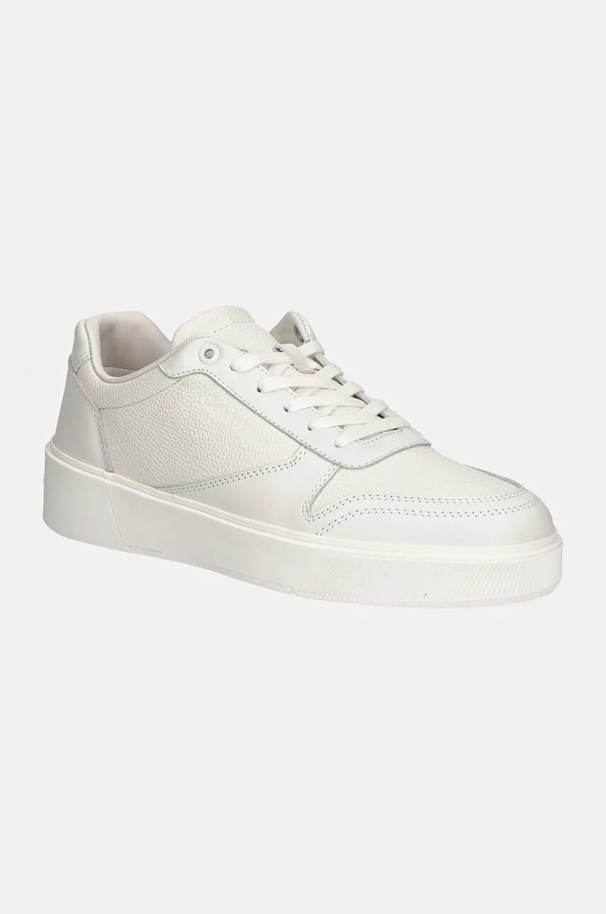 кожаные кроссовки LOW TOP LACE UP BSKT LTH