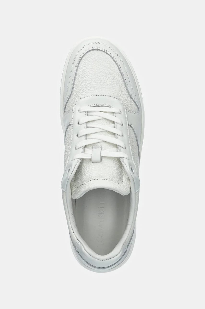кожаные кроссовки LOW TOP LACE UP BSKT LTH - фото 4