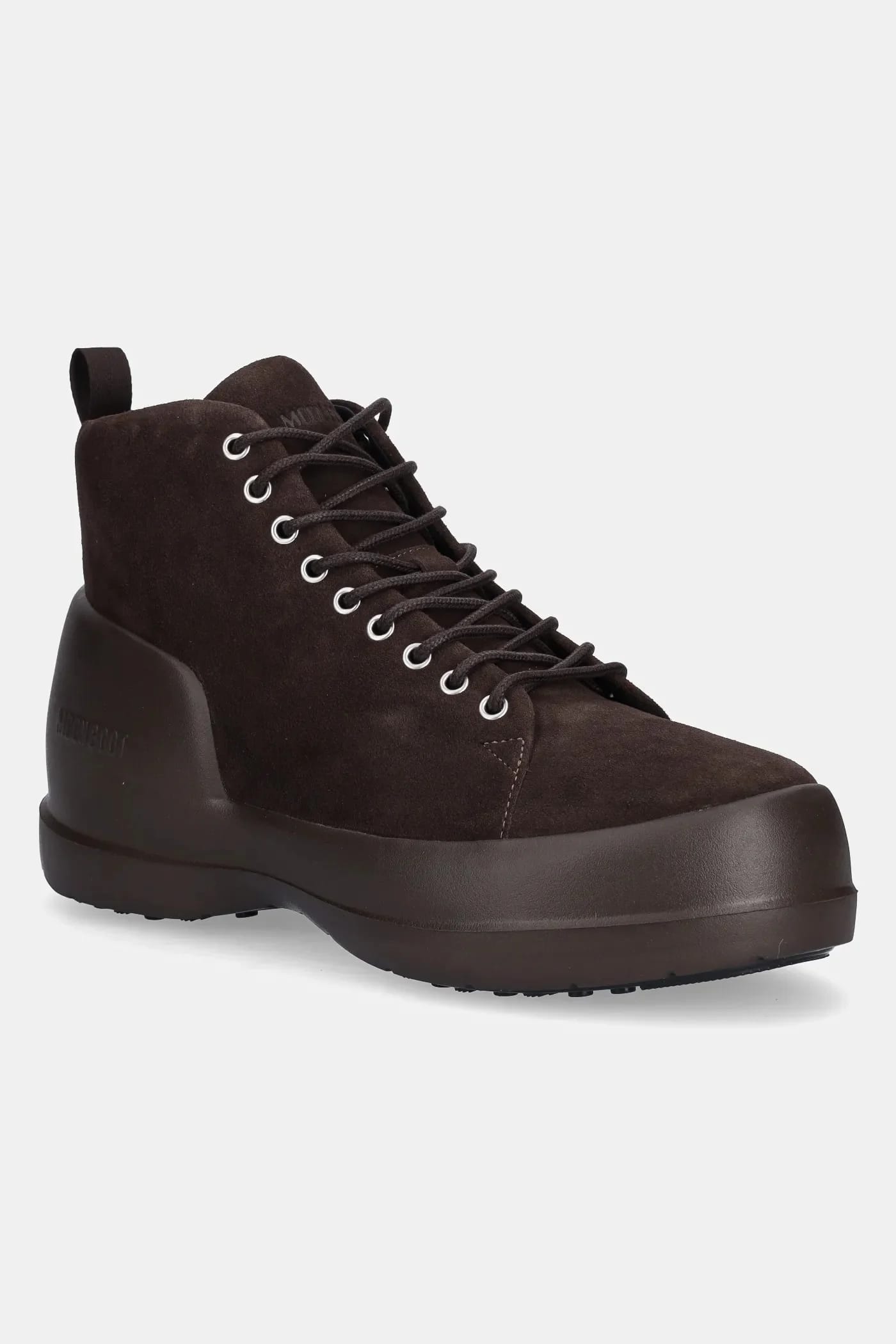 Замшевые зимние ботинки MB MEZZALUNA LACE UP MID SUEDE