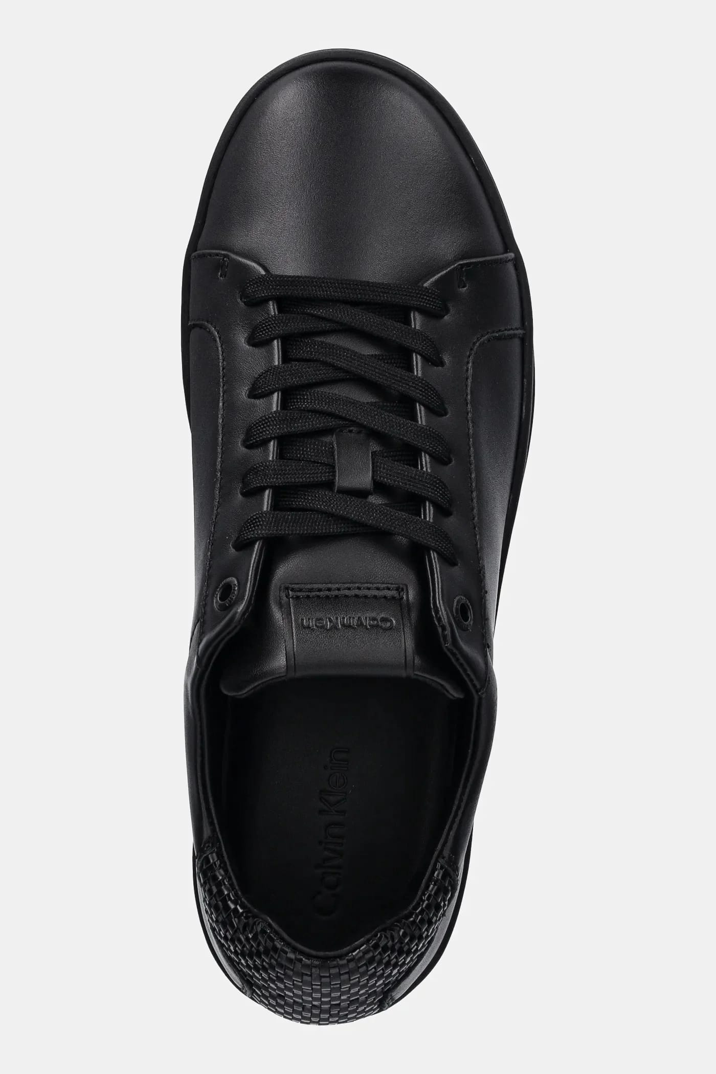 кожаные кроссовки LOW TOP LACE UP WOVEN - фото 4