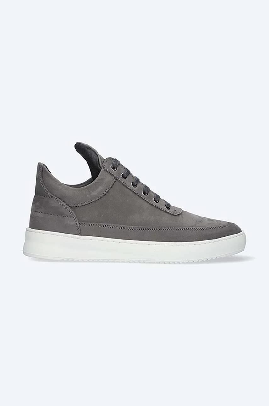 кроссовки Low Top Ripple из нубука серая