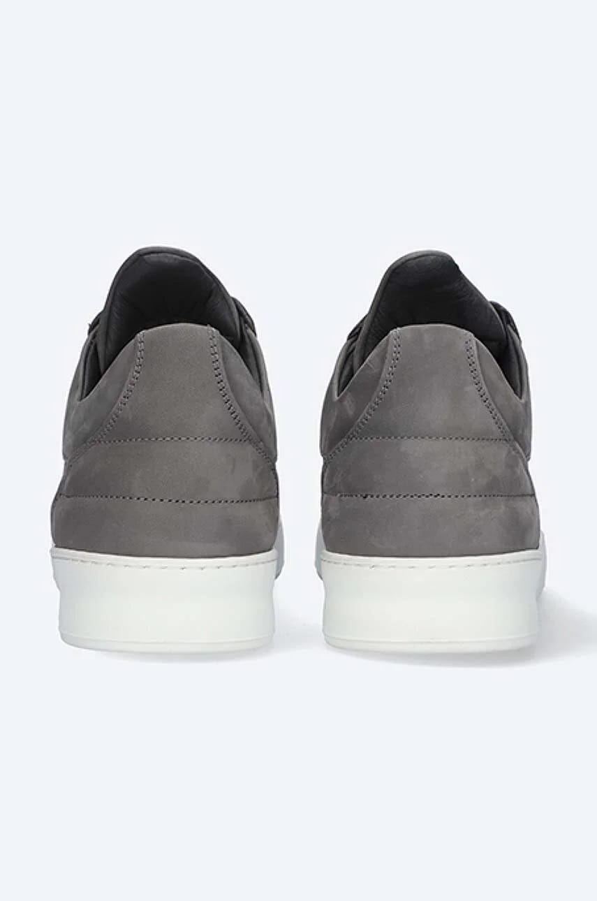 кроссовки Low Top Ripple из нубука серая - фото 5