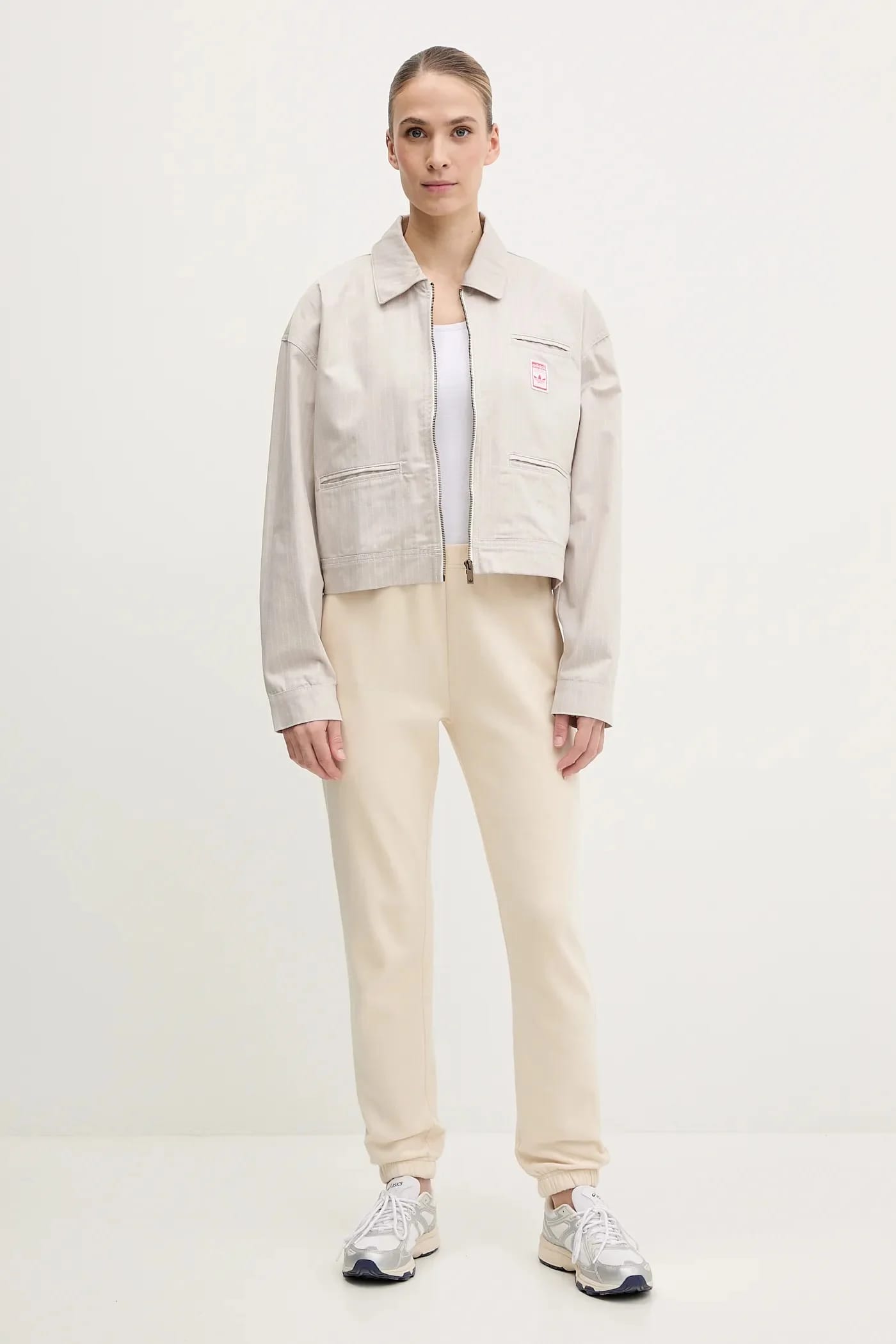 куртка AOP CROP JACKET из хлопка - фото 2