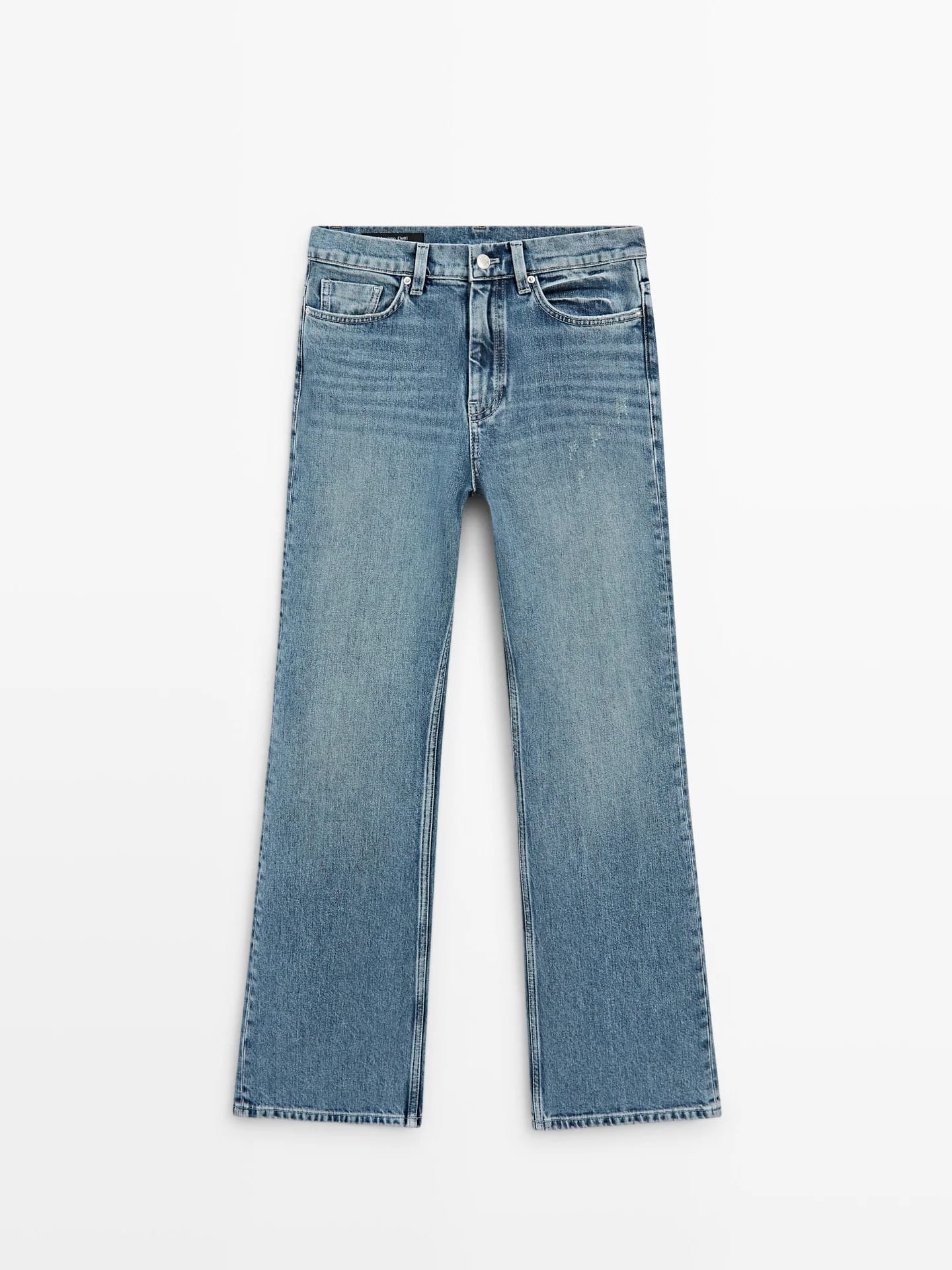 Джинсы Bootcut с высокой талией - фото 2