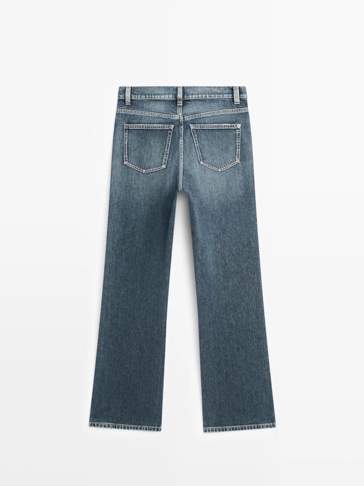 Джинсы Bootcut с высокой талией - фото 5