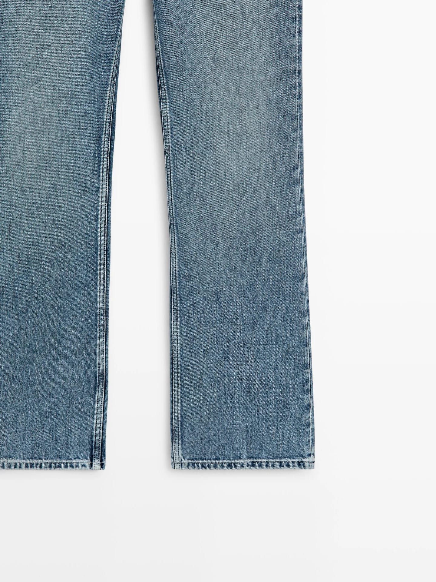 Джинсы Bootcut с высокой талией - фото 8