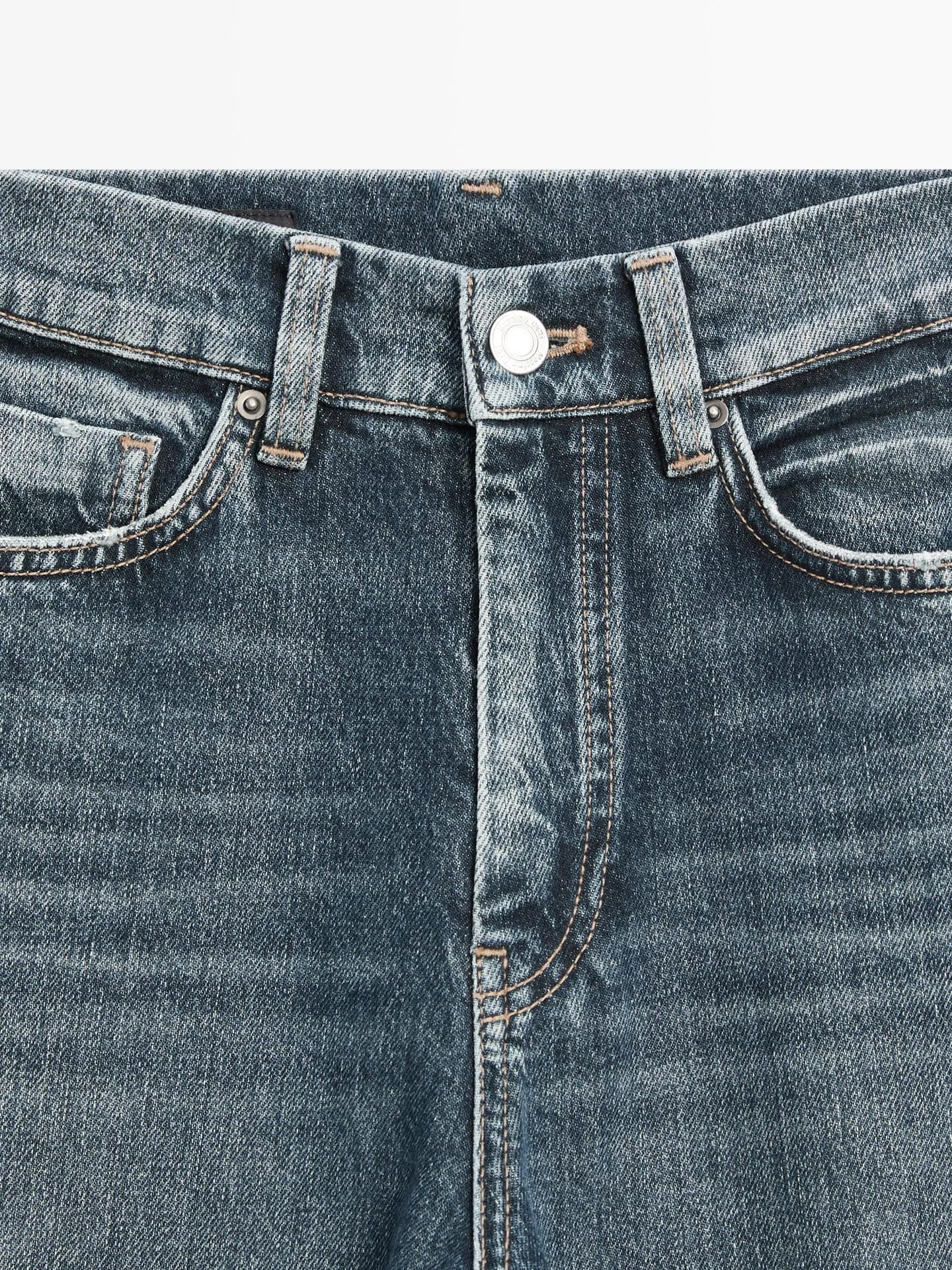 Джинсы Bootcut с высокой талией - фото 9