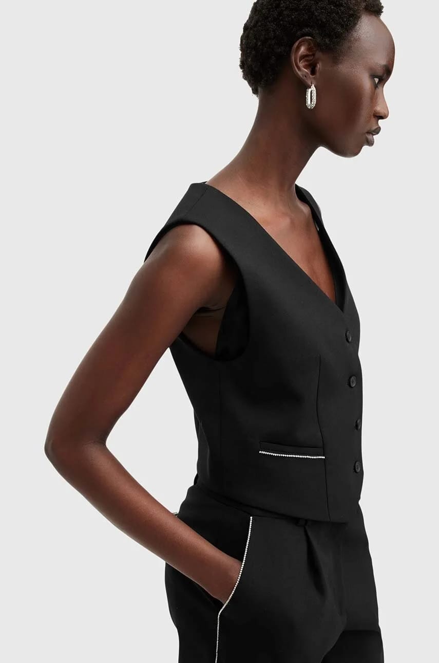ATLAS KRYS WAISTCOAT жилет из смесовой шерсти - фото 2