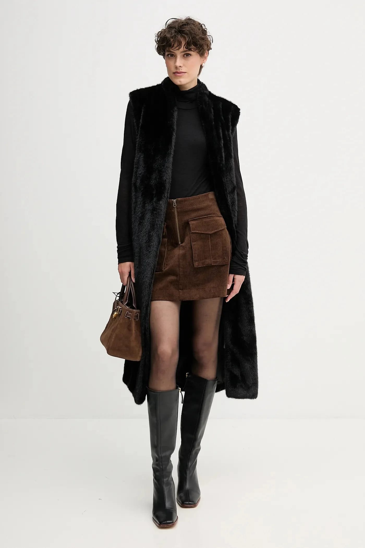 Без рукавов черный для женщин - фото 2