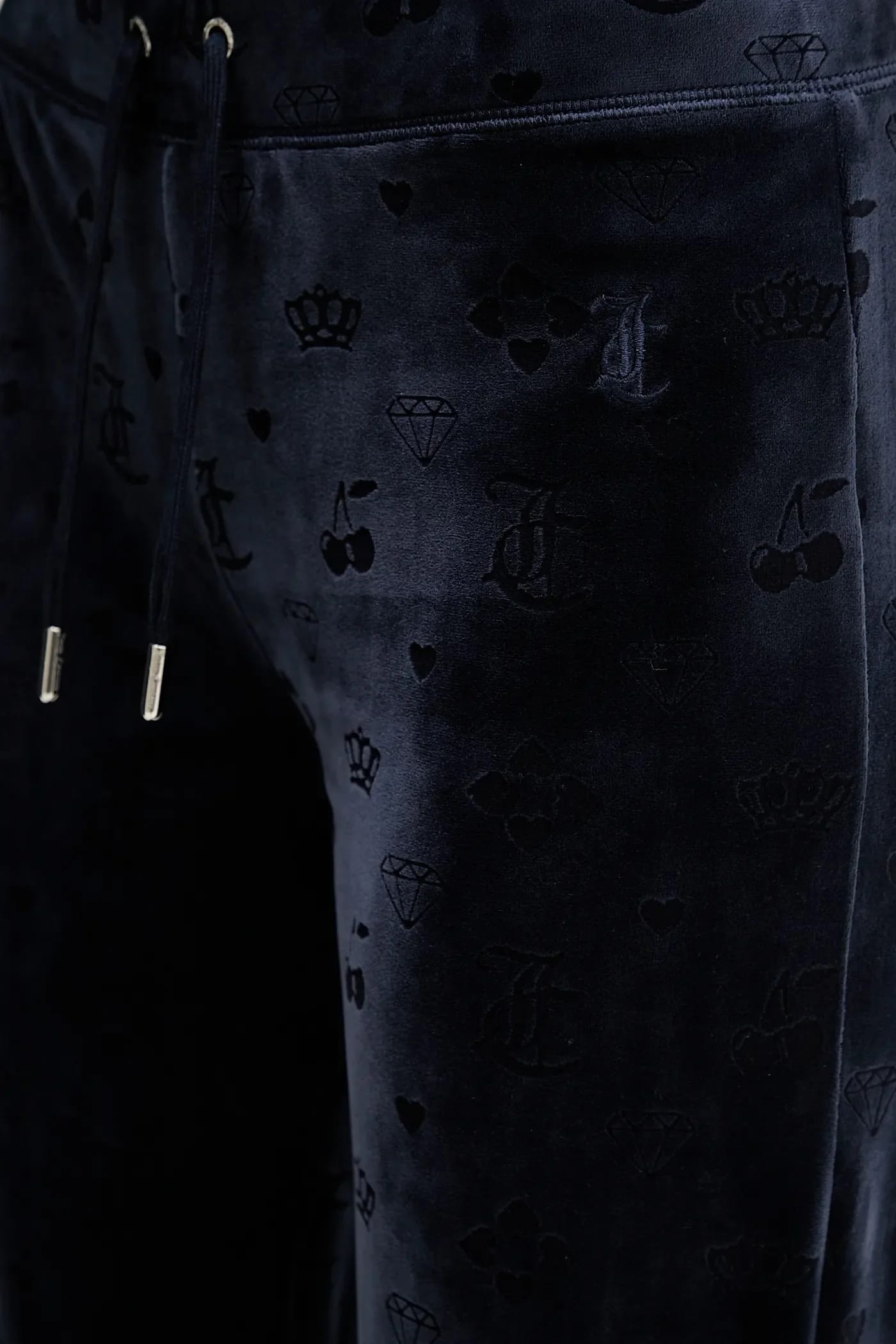 Велюровые спортивные брюки с монограммой Lisa - фото 4