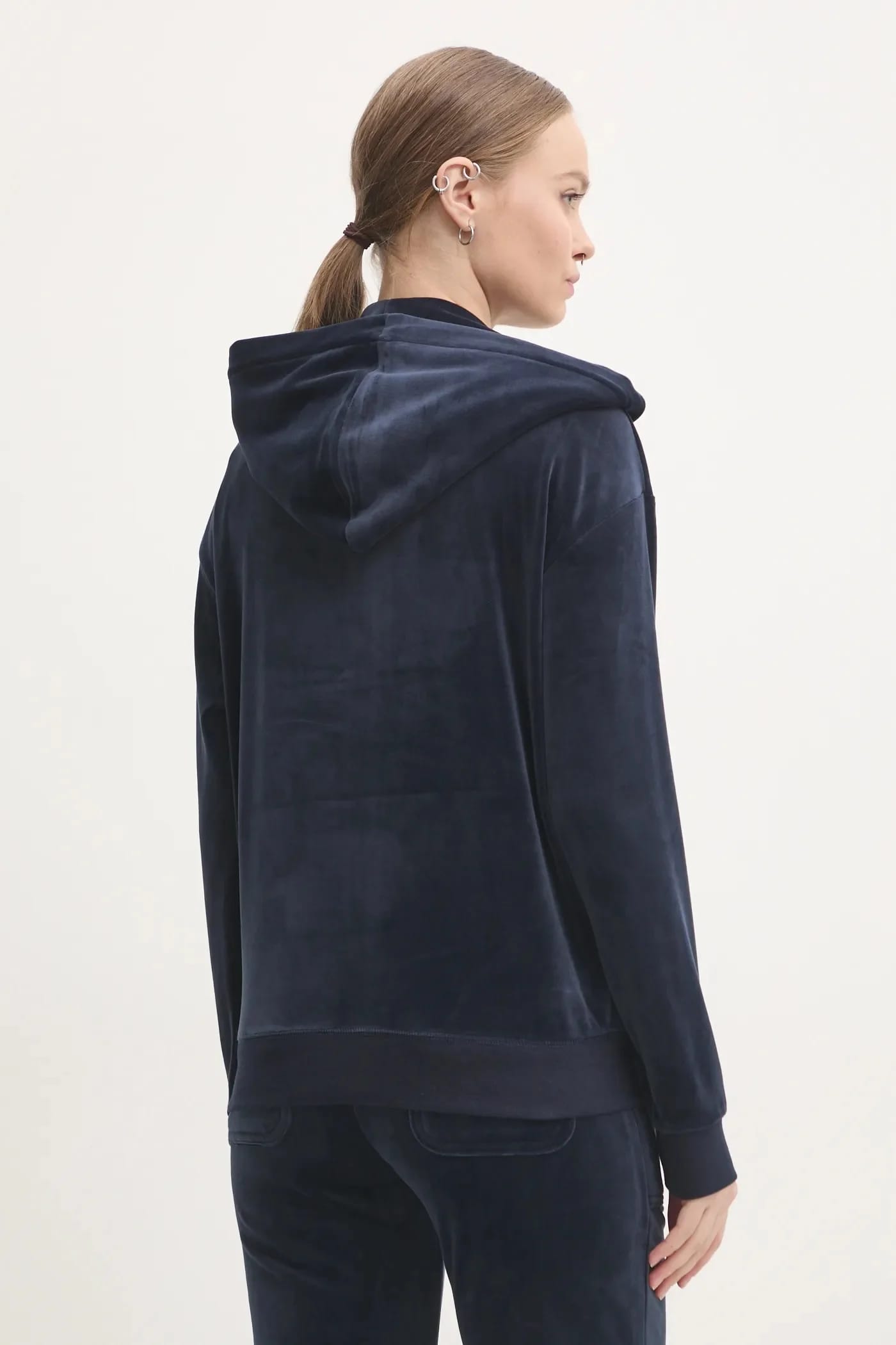 HALAN OVERSIZED HOODIE бархатный свитшот - фото 3