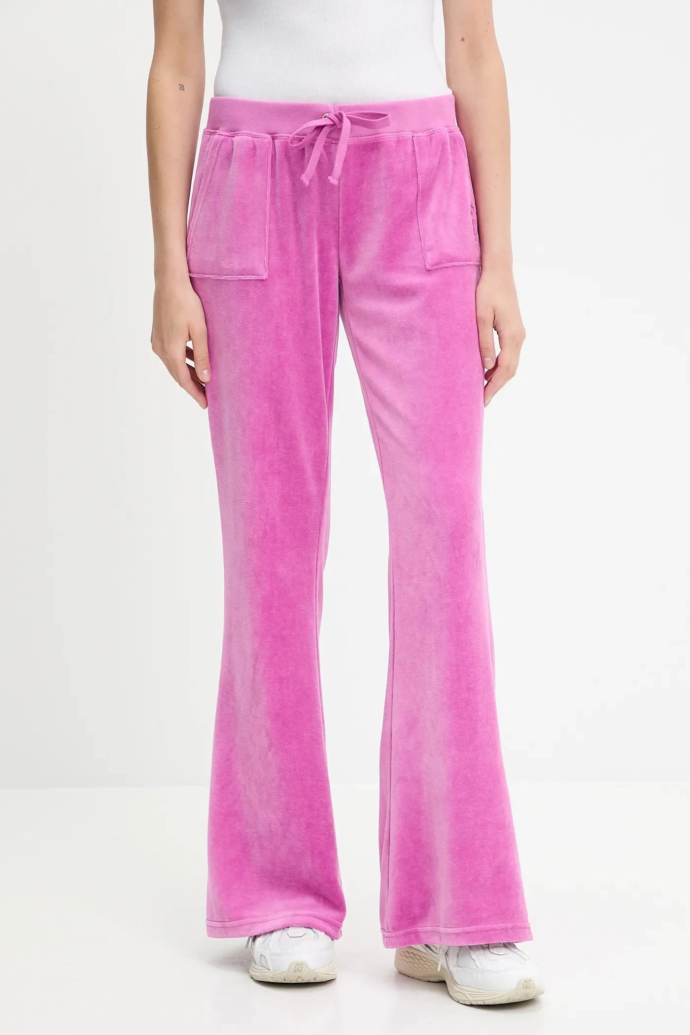 Велюровые спортивные штаны CAISA LOW RISE PANT