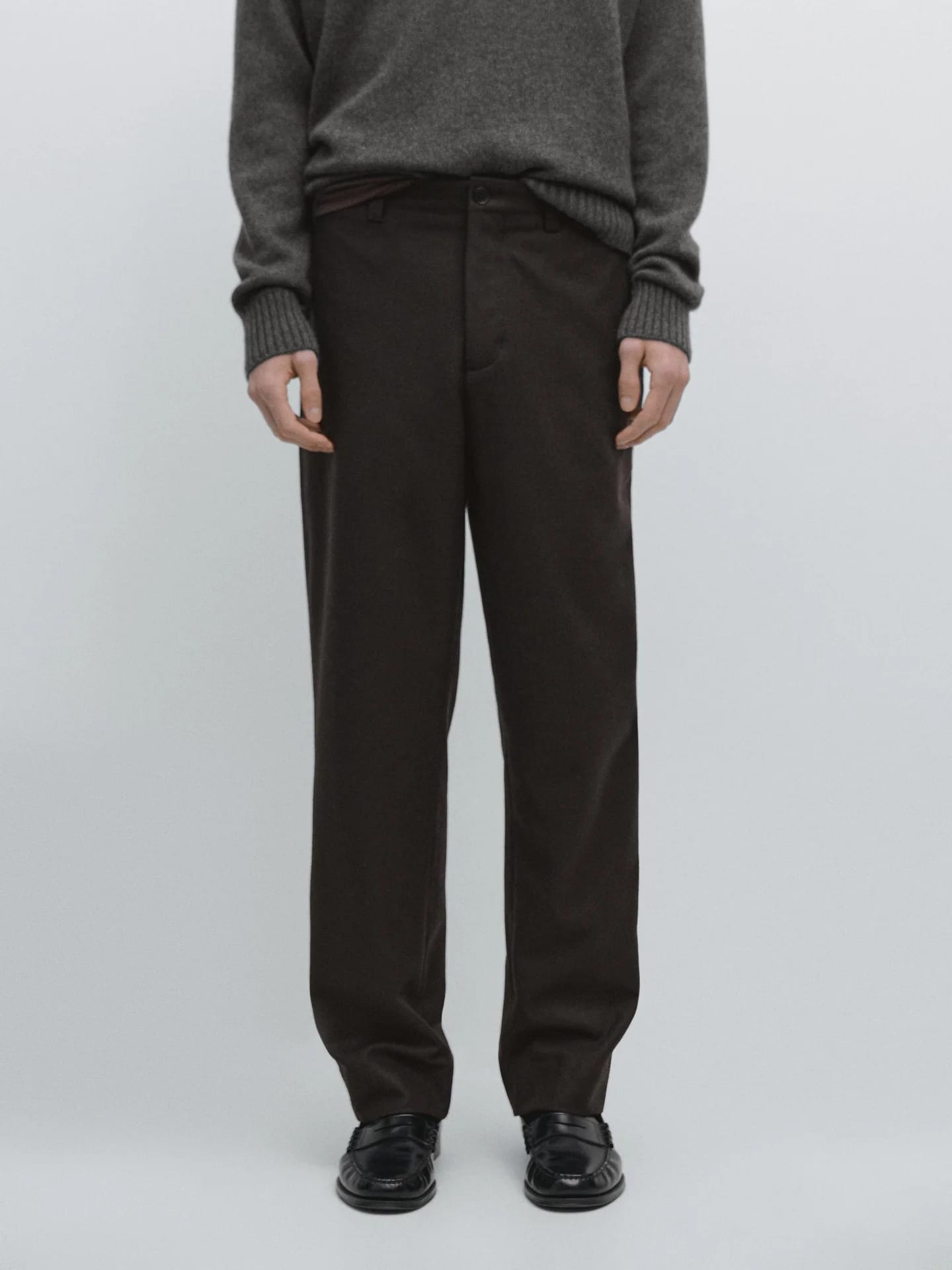 Брюки из смесовой шерсти Total Look - фото 7