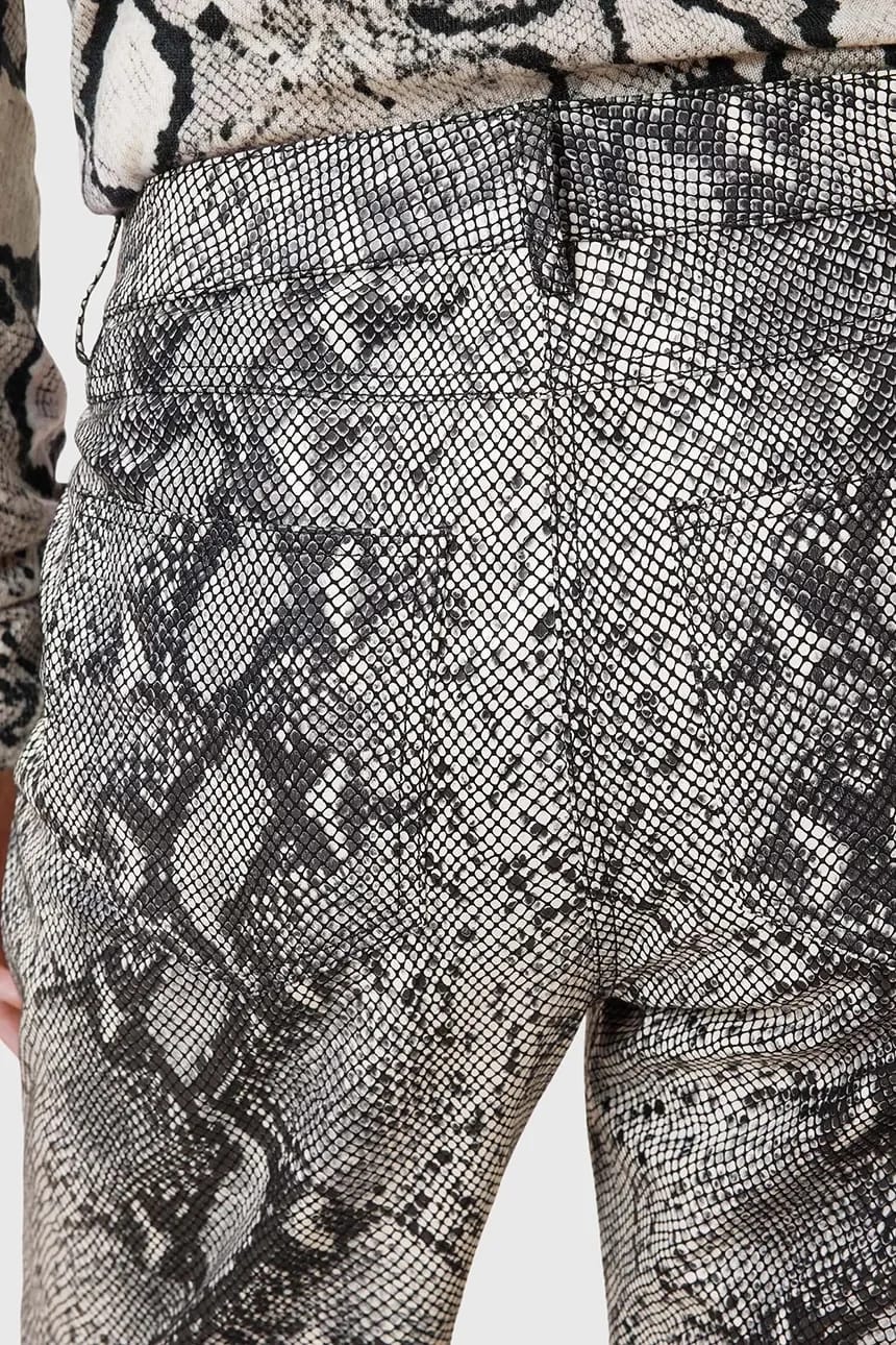 Кожаные брюки SAIGE - фото 4