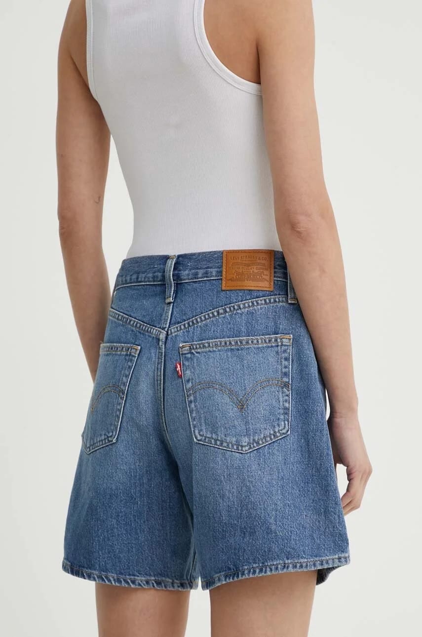 HIGH BAGGY SHORT женские джинсовые шорты - фото 3