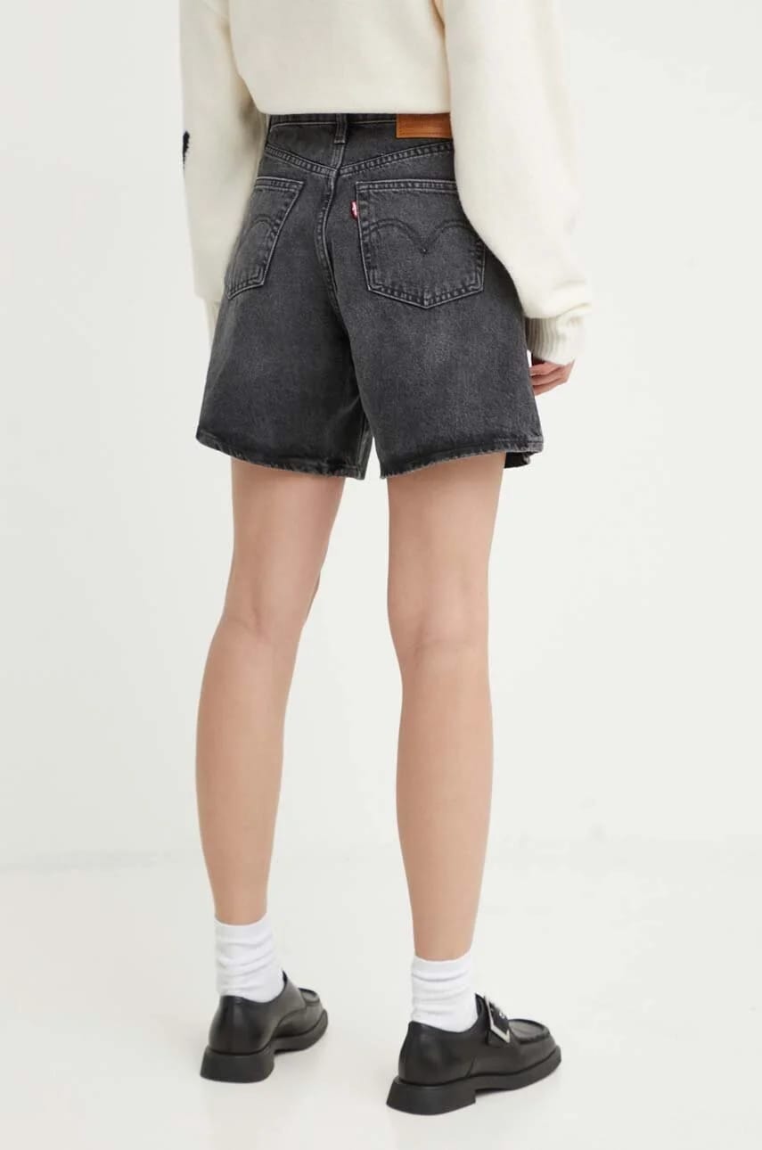 HIGH BAGGY SHORT женские джинсовые шорты - фото 3