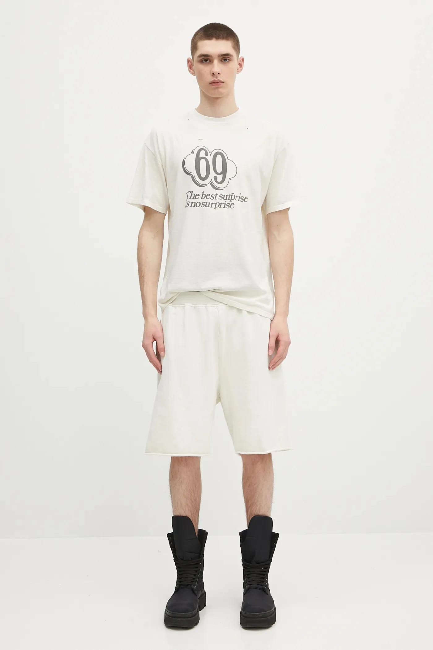 Хлопковые шорты Premium Aged Temple Sweatshort - фото 9