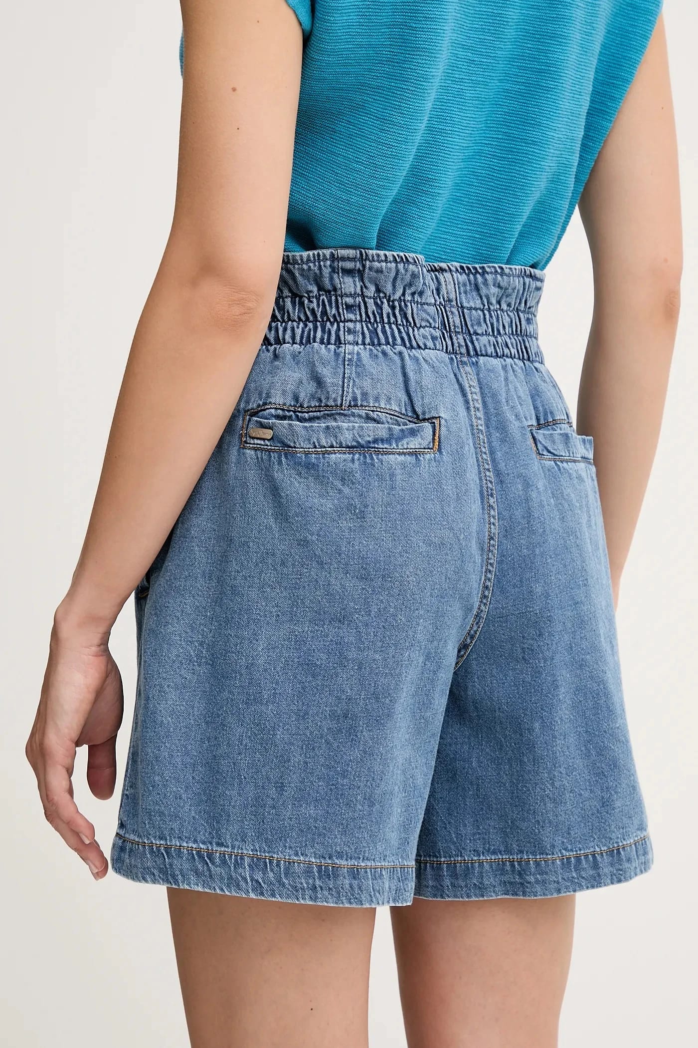 Джинсовые шорты A-LINE SHORT UHW CINCH - фото 3