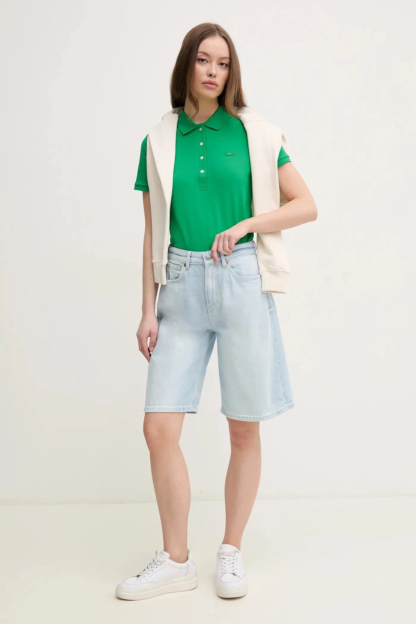 Джинсовые шорты BERMUDA SHORT UHW BREEZE - фото 2